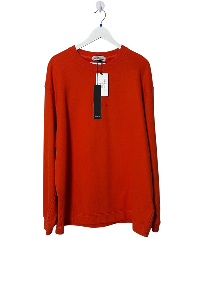 Stone Island Spell Out Crewneck Jumper