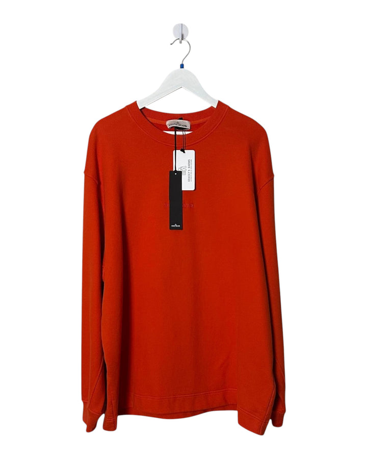 Stone Island Spell Out Crewneck Jumper