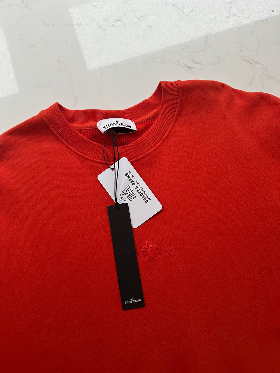 Stone Island Spell Out Crewneck Jumper