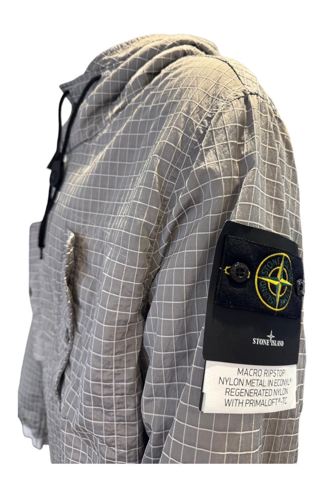 Macro Ripstop Nylon Metal In Econyl Regenerated Nylon With Primaloft-TC