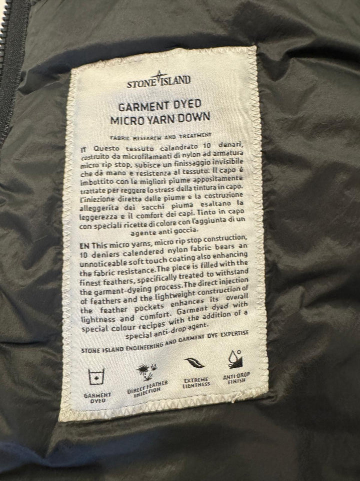 Garment Dyed Micro Yarn Down Gilet