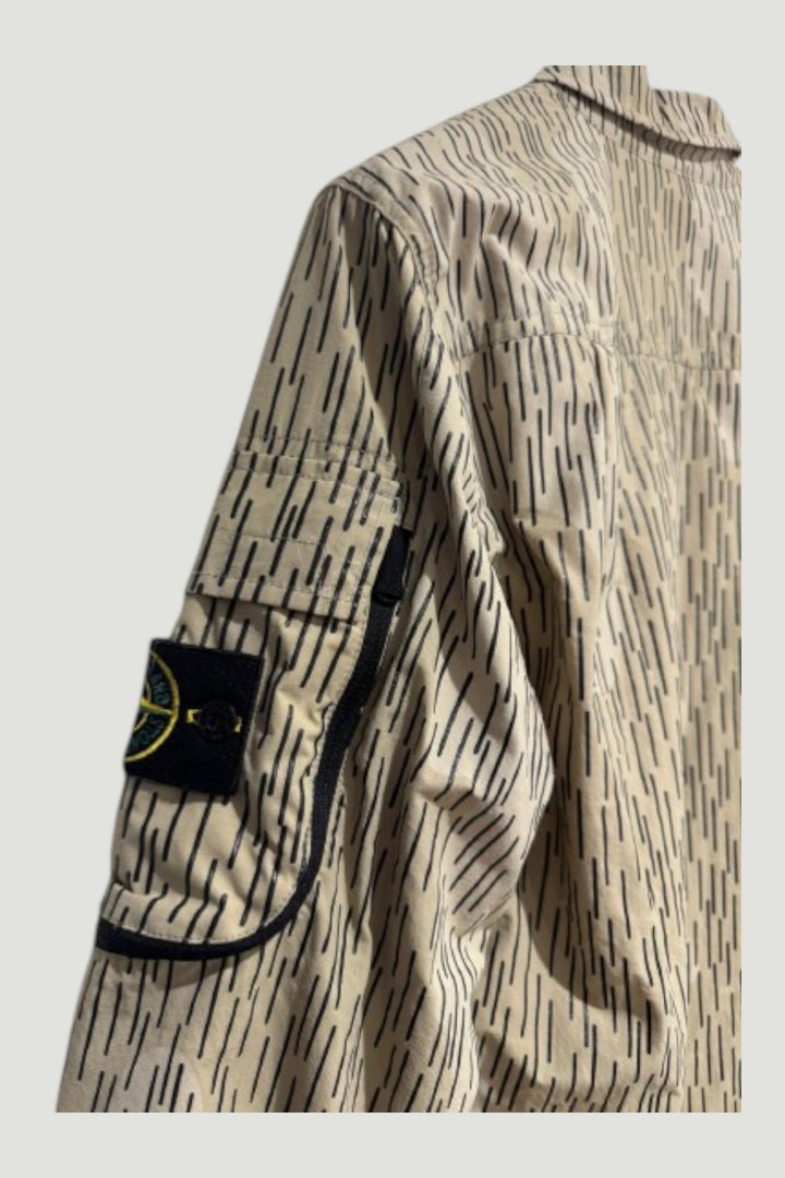 Stone Island Reflective Rain Camo Overshirt  - Medium