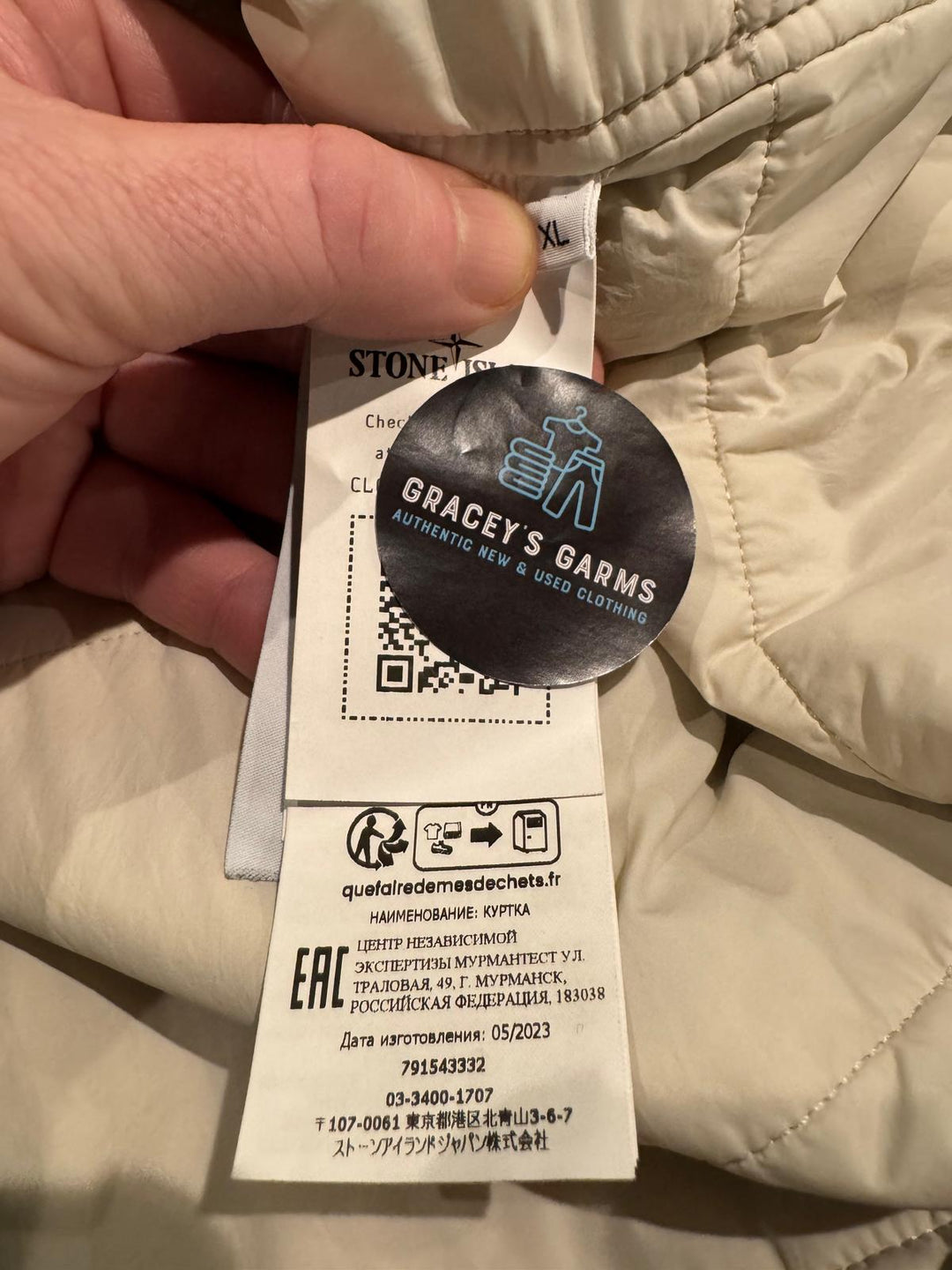 Macro Ripstop Nylon Metal In Econyl Regenerated Nylon With Primaloft-TC