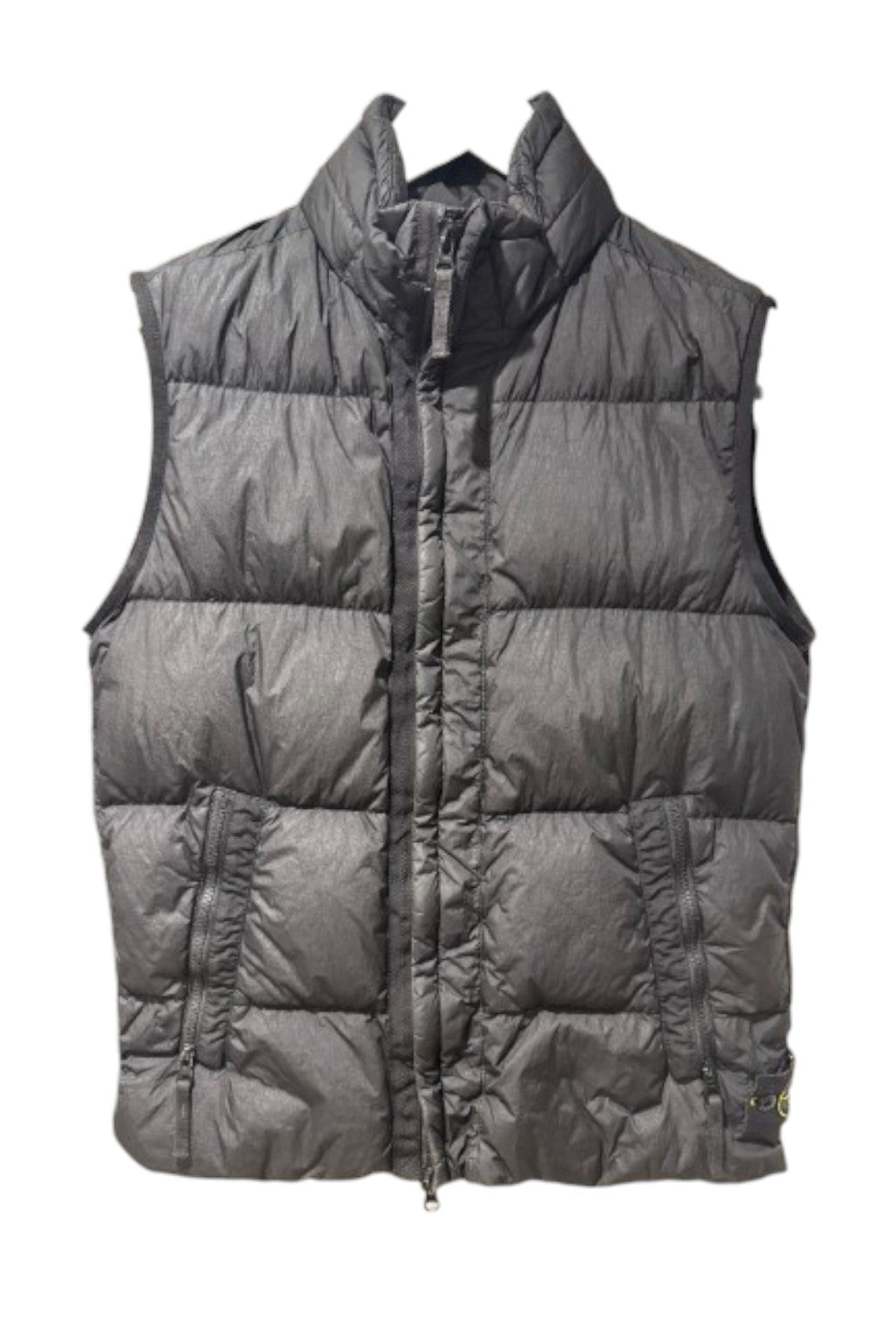 Garment Dyed Crinkle Reps NY Down Gilet - Packable Hood