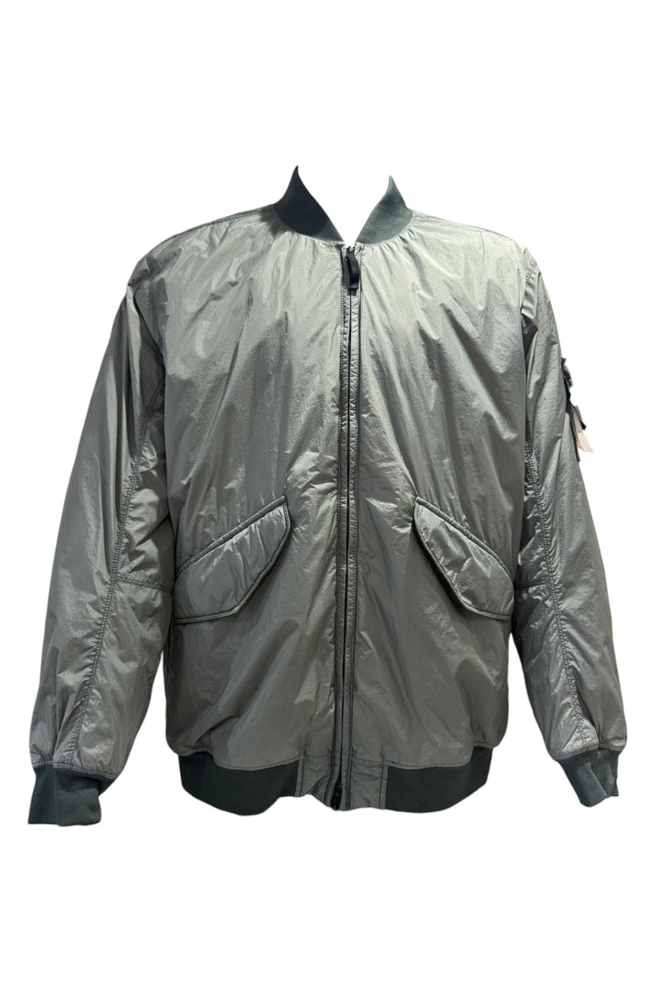 Garment Dyed Crinkle Reps Bomber Jacket R-NY with Primaloft - TC
