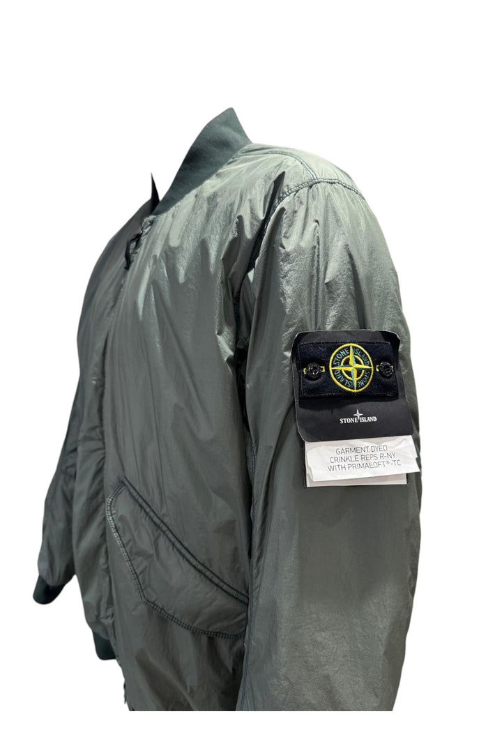 Garment Dyed Crinkle Reps Bomber Jacket R-NY with Primaloft - TC