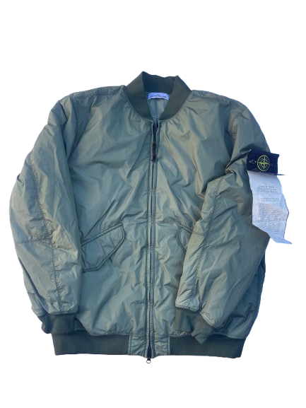 Garment Dyed Crinkle Reps Bomber Jacket R-NY with Primaloft - TC