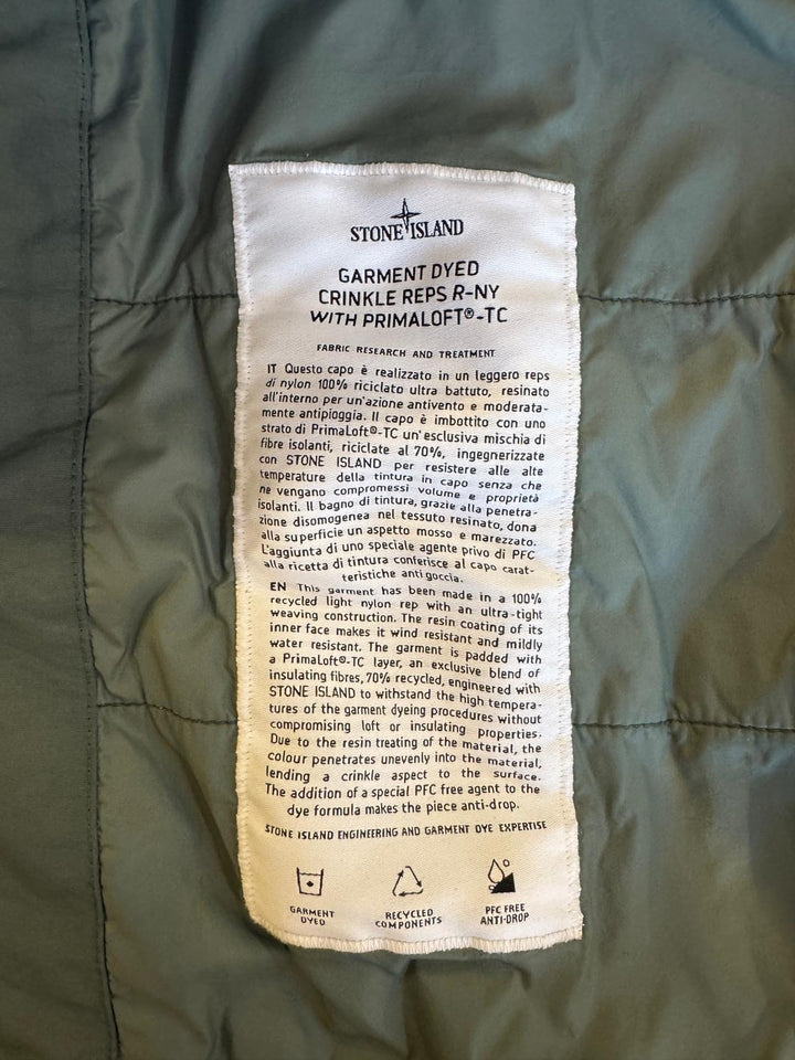 Garment Dyed Crinkle Reps Bomber Jacket R-NY with Primaloft - TC