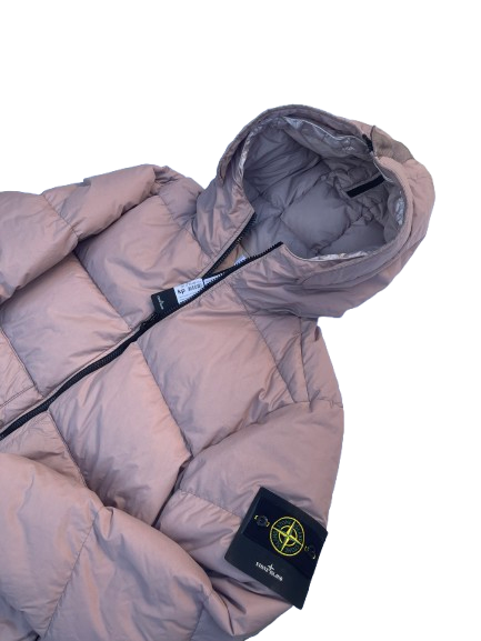 Pink Naslan Light Watro Down-TC Puffer Jacket