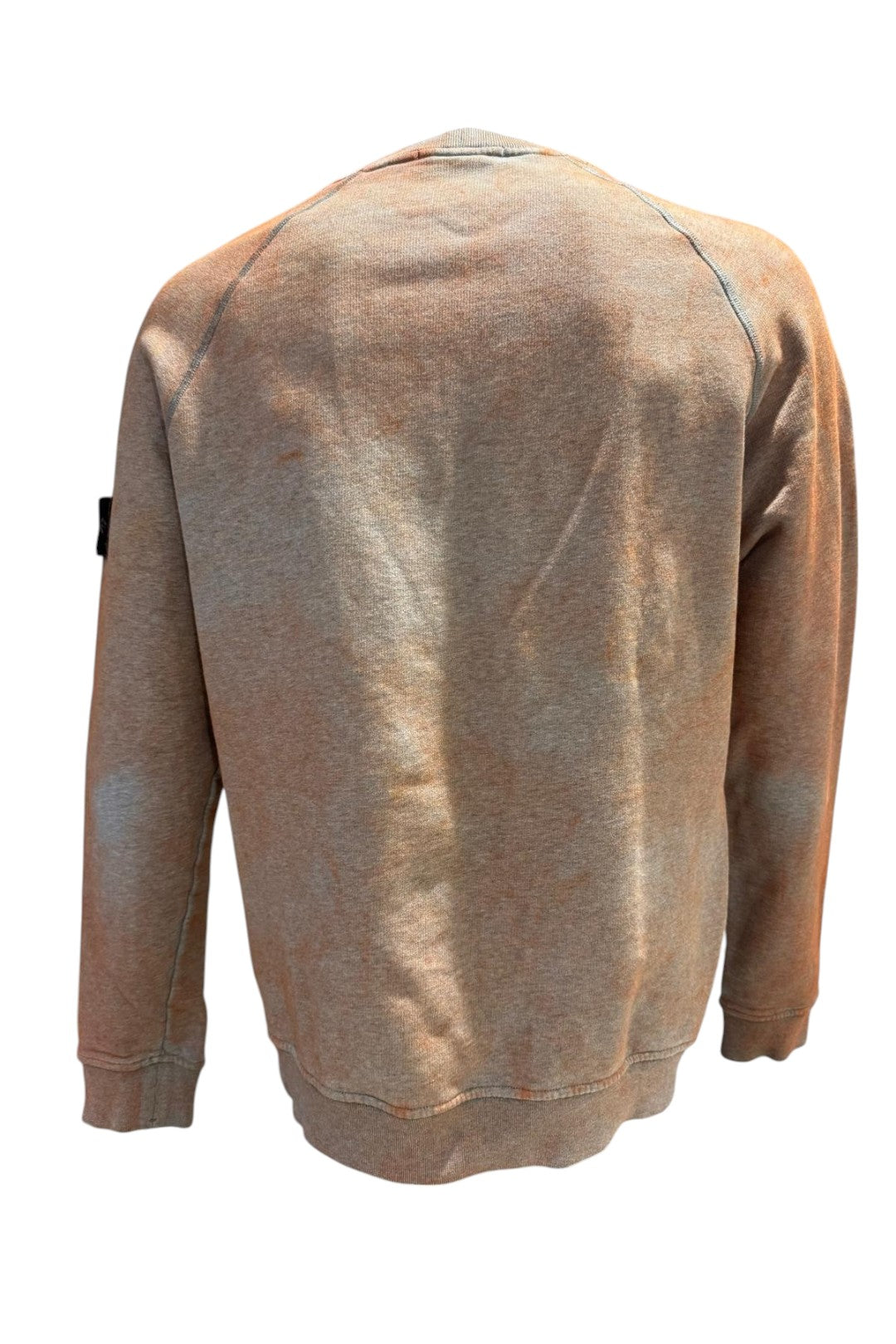 Dust Treatment Orange Crewneck Jumper