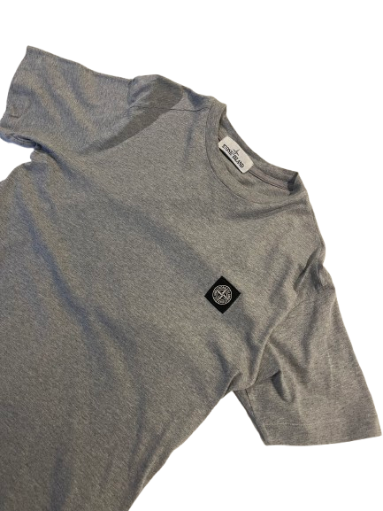 Grey Patch Logo T-Shirt