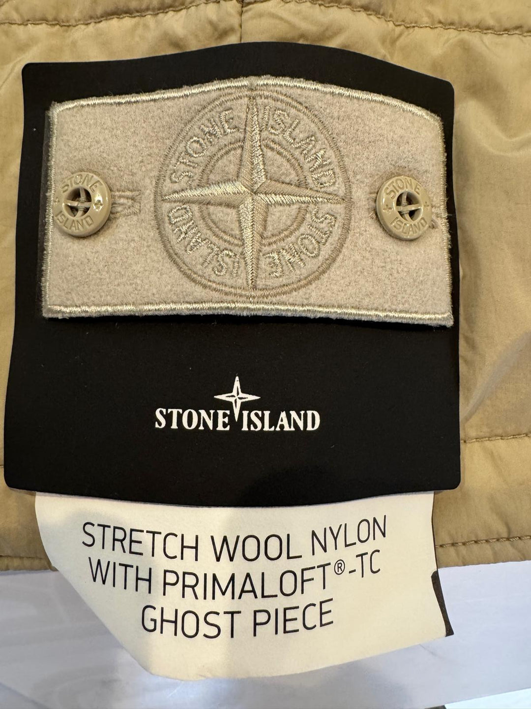 Stone Island Ghost Gilet Stretch Wool Nylon with Primaloft TC Reversible