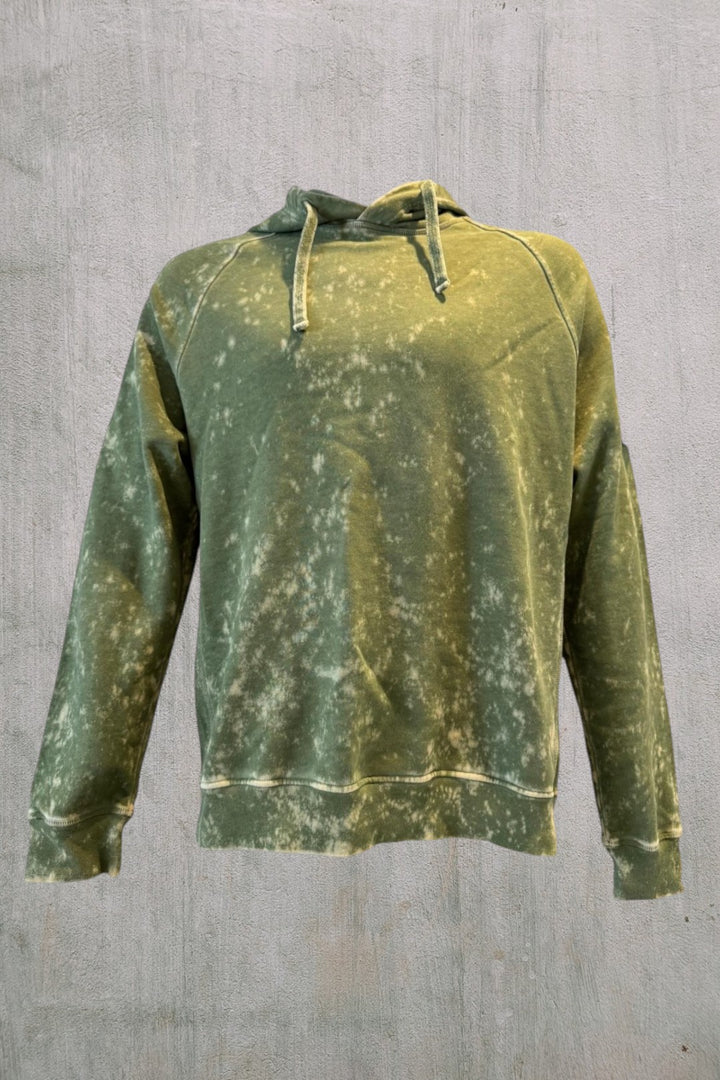 OVD Acid Wash Hoodie Green
