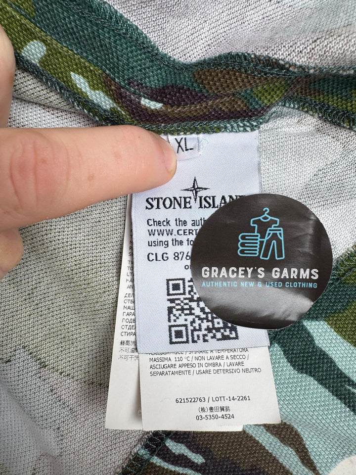 Stone Island Flowing Camo Polo