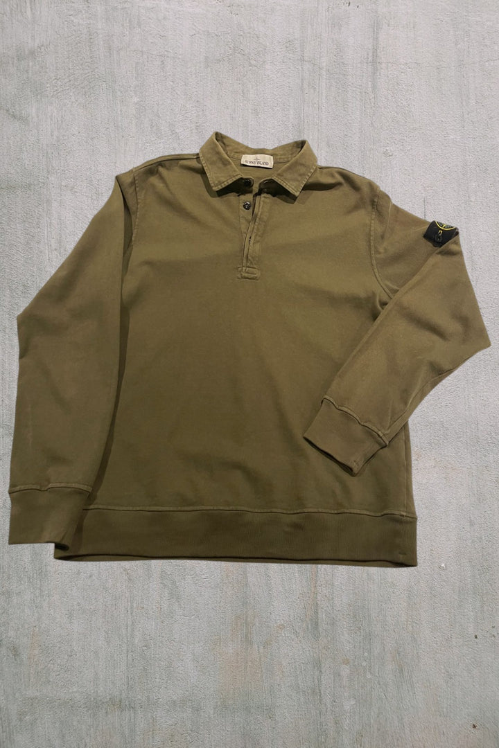 Khaki 1/4 Button