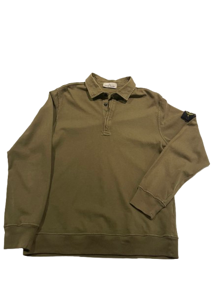 Khaki 1/4 Button