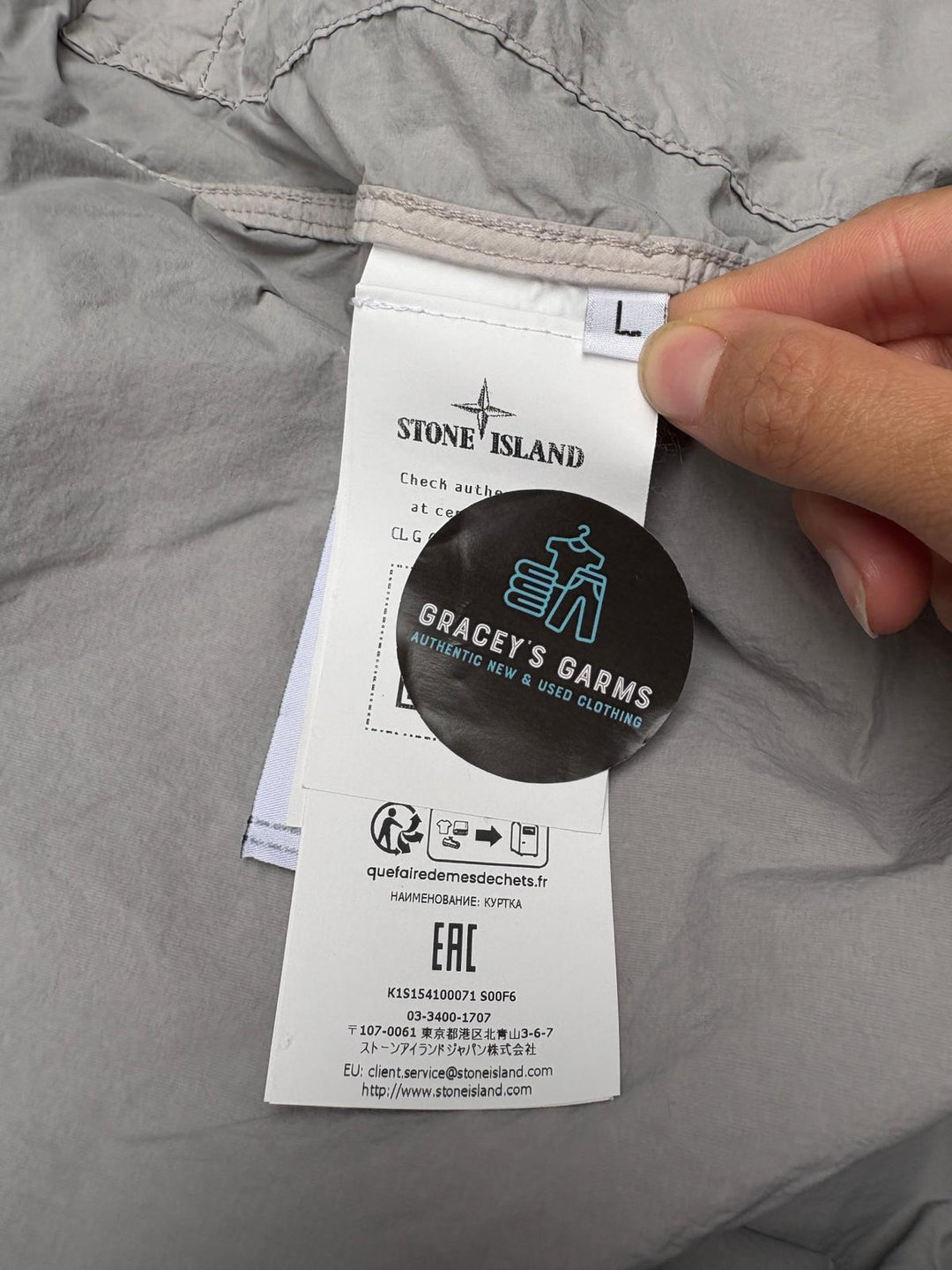 Stone Island Nylon Smerigliato Ghost Jacket
