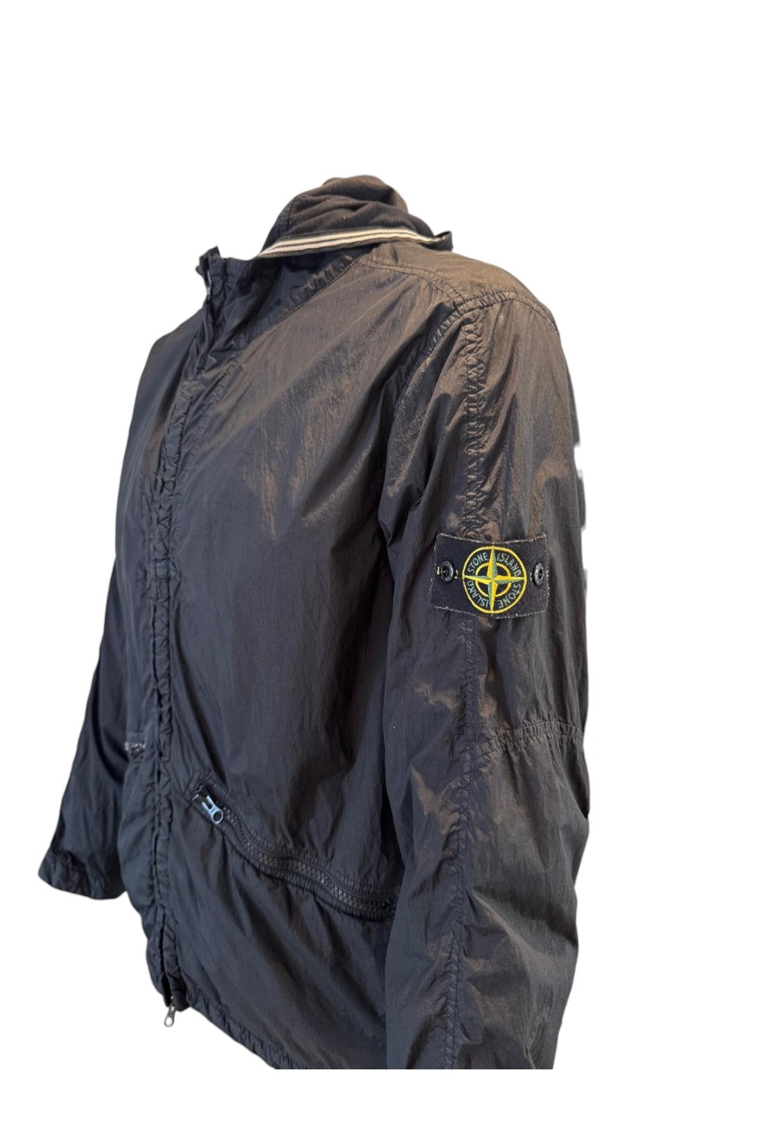 Black Garment Dyed Crinkle Reps NY