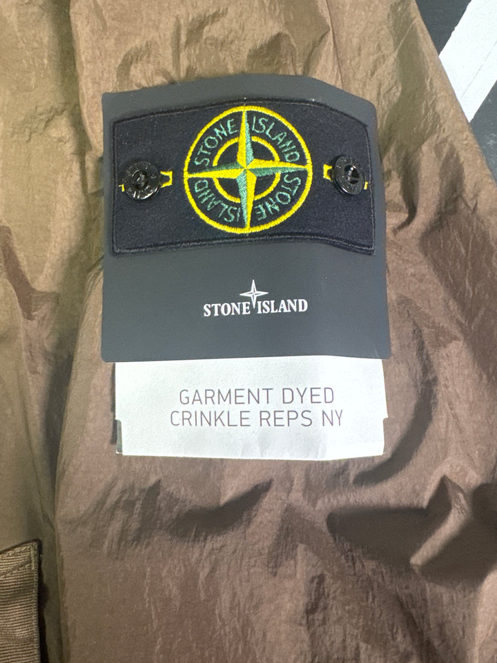 Stone Island Garment Dyed Crinkle Reps NY Hooded Jacket