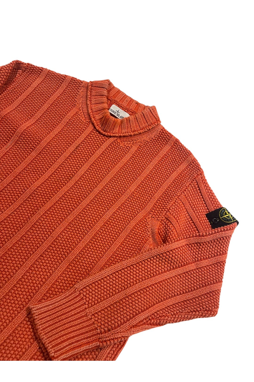Heavy Knit Jumper Orange