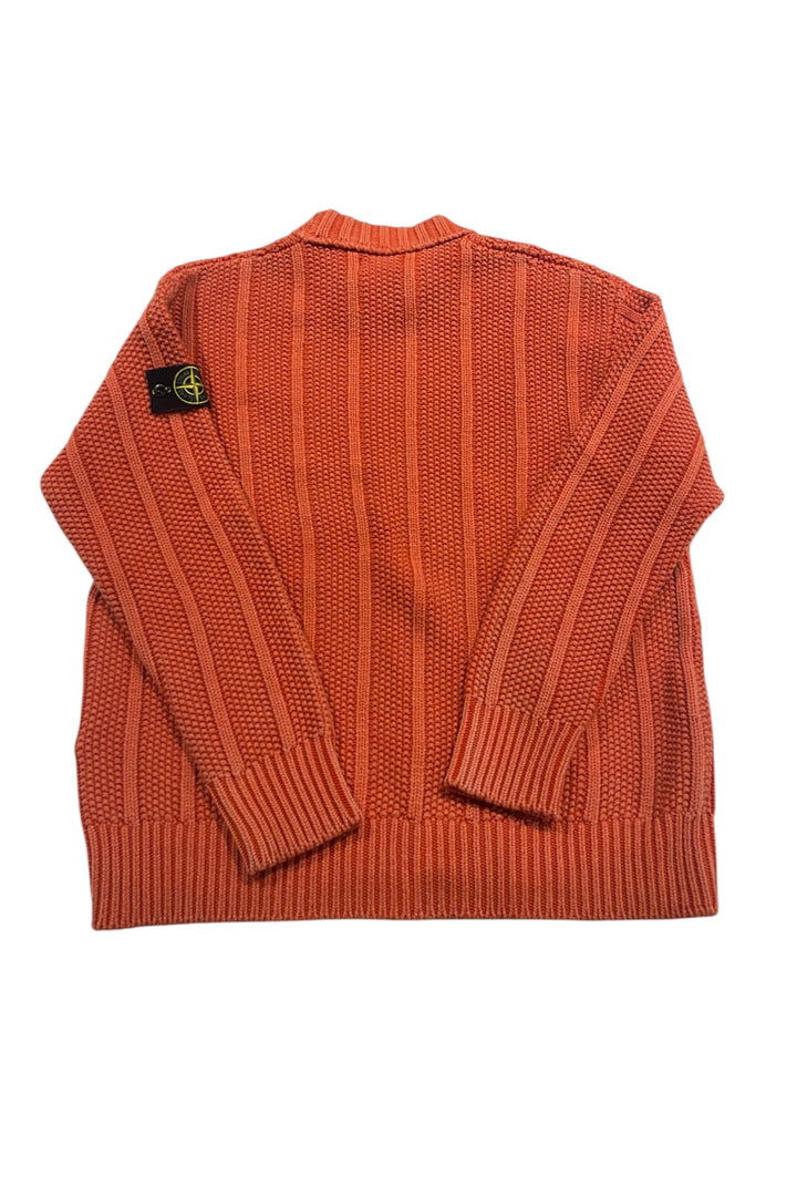 Heavy Knit Jumper Orange
