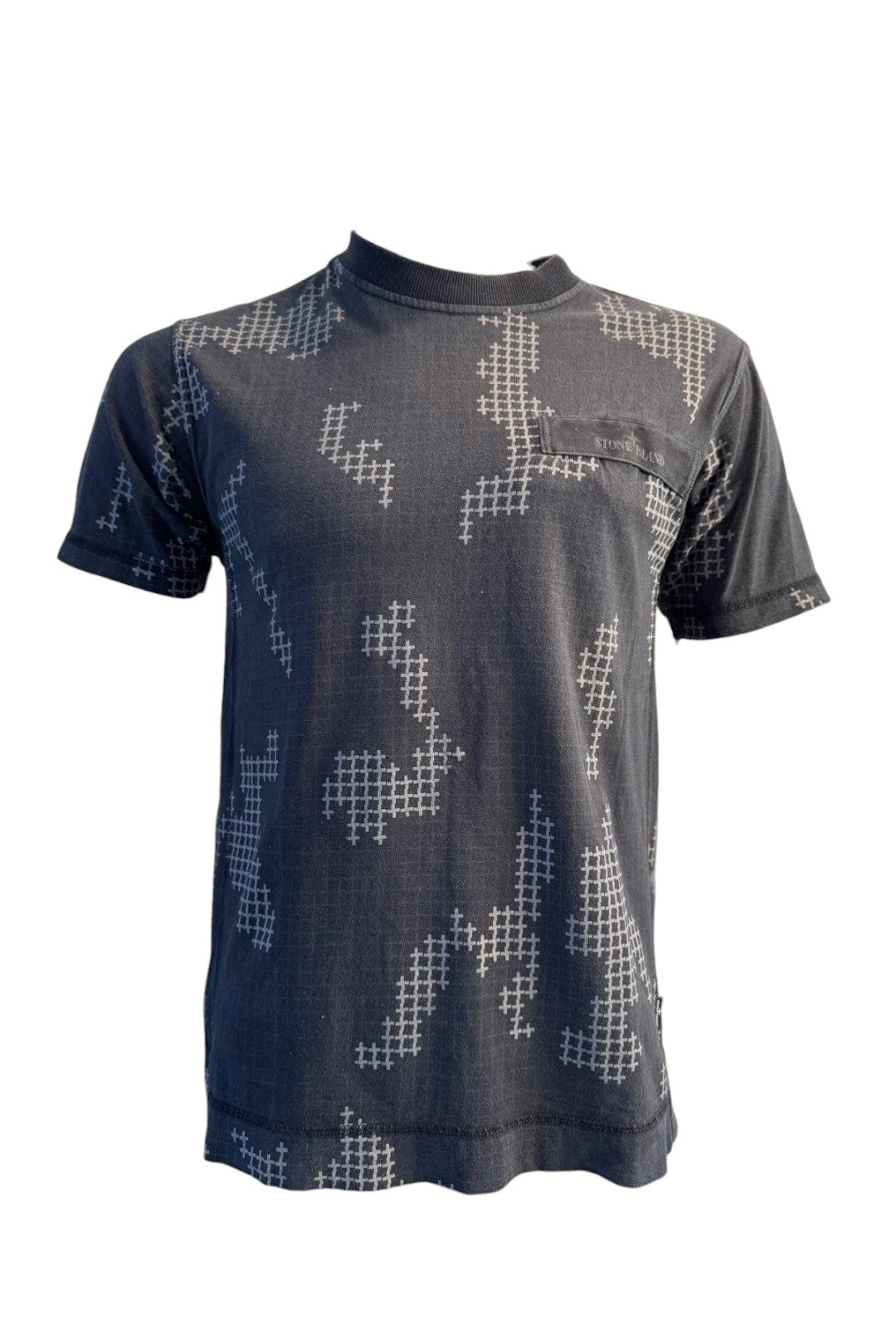Stone Island Grid Camo T Shirt