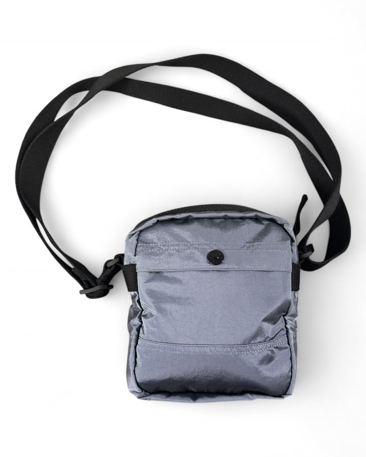 Stone Island Avio Blue Stone Island Coated Nylon Metal in ECONYL Pouch Bag with Adjustable Strap — other