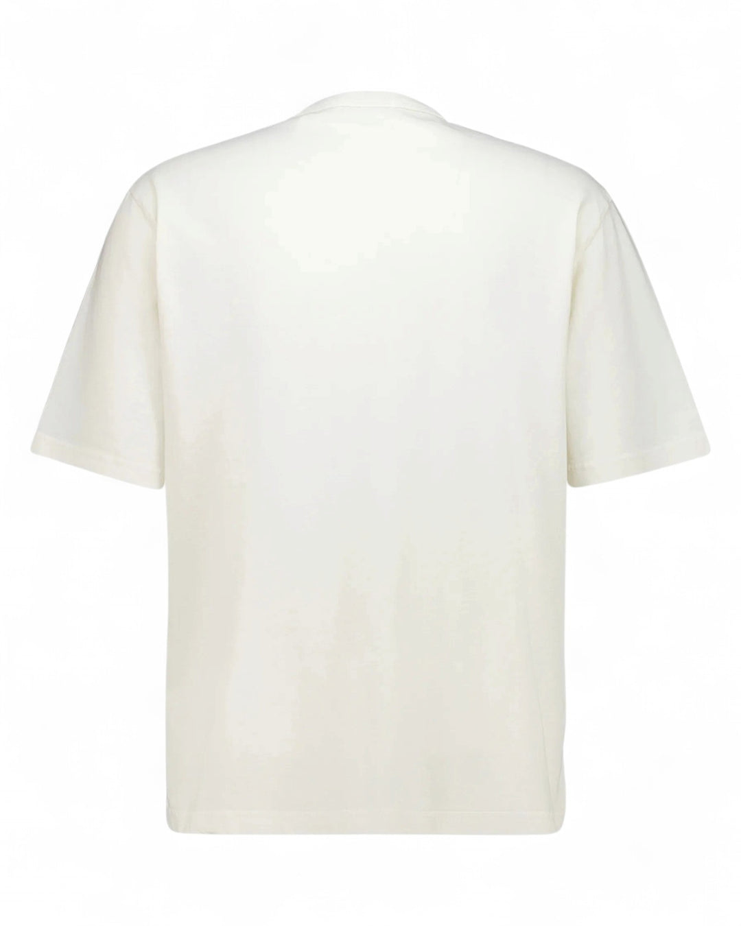 Stone Island Ivory Stone Island Marina Print Cotton Jersey T-Shirt — Oversized Fit — front