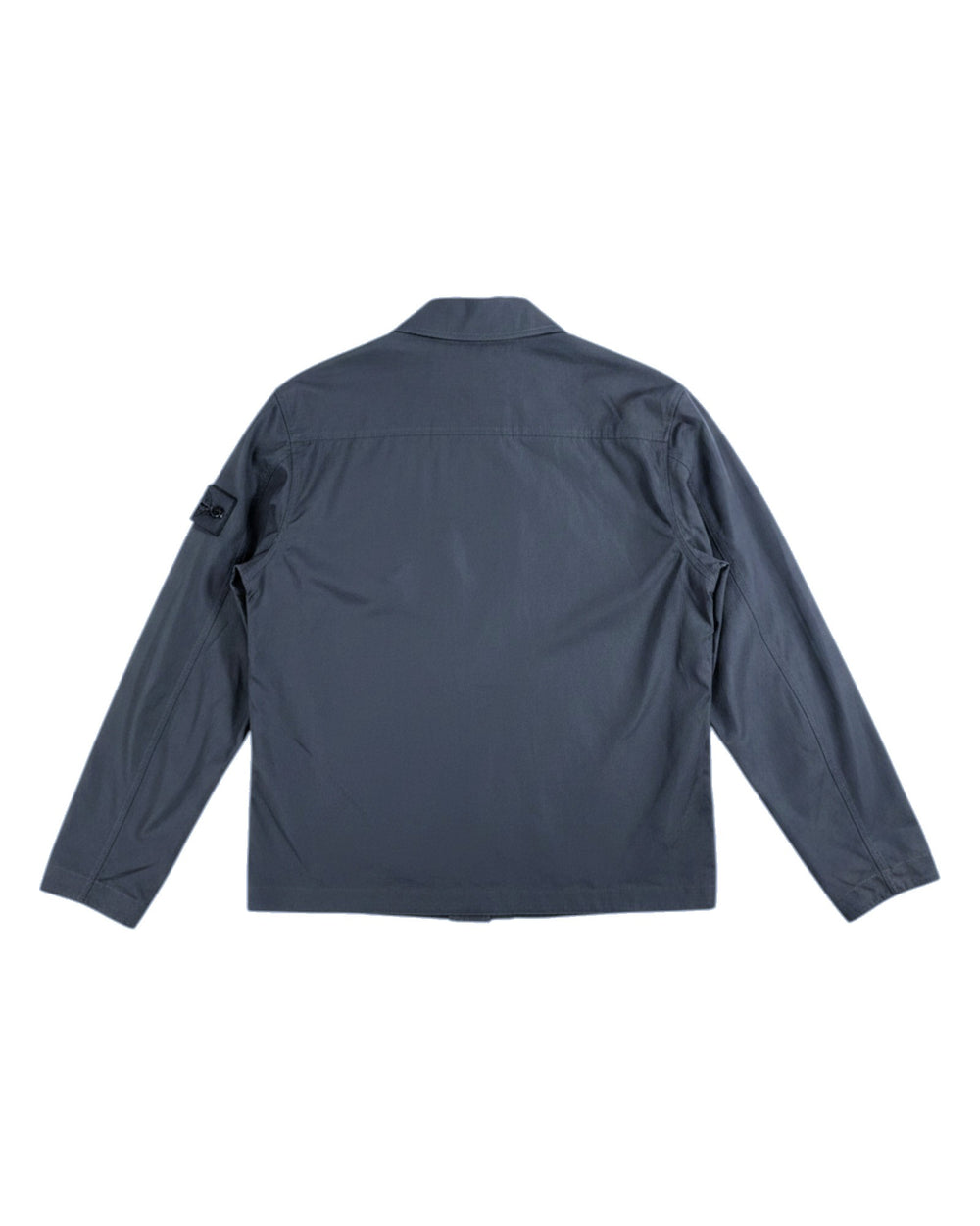 Stone Island Slate Blue Stone Island All-Weather Cotton Canvas Ghost Piece Overshirt — other
