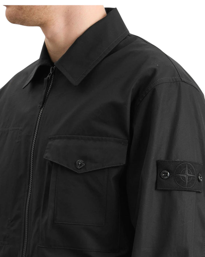Stone Island All-Weather Cotton Canvas Ghost Overshirt