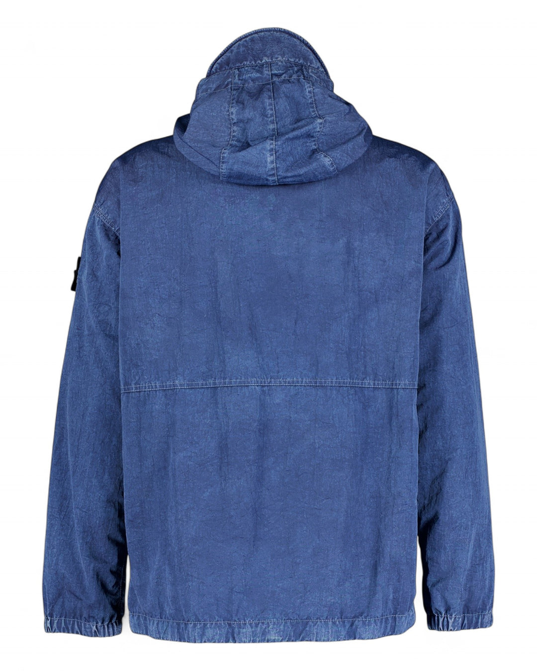 Stone Island Indigo Blue Stone Island Hollow Fibre Nylon Indigo-TC + Marmo Corrosion Hooded Anorak — front