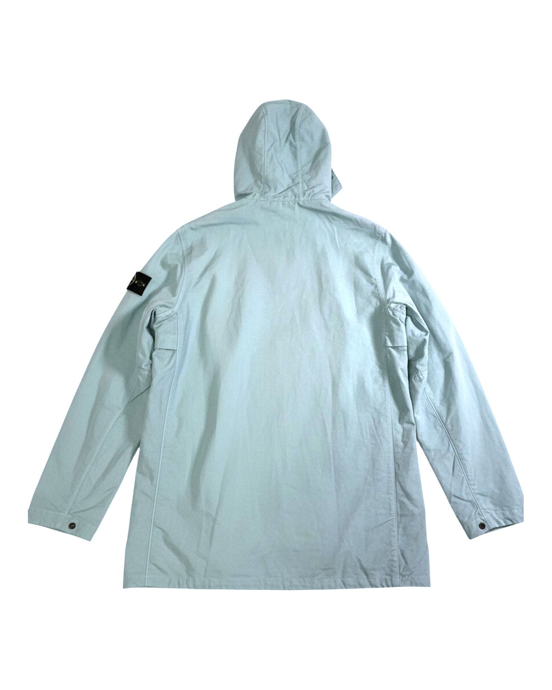 Stone Island Mint Green Stone Island Tela Cotone Lino Fiammato-TC Hooded Field Jacket — other