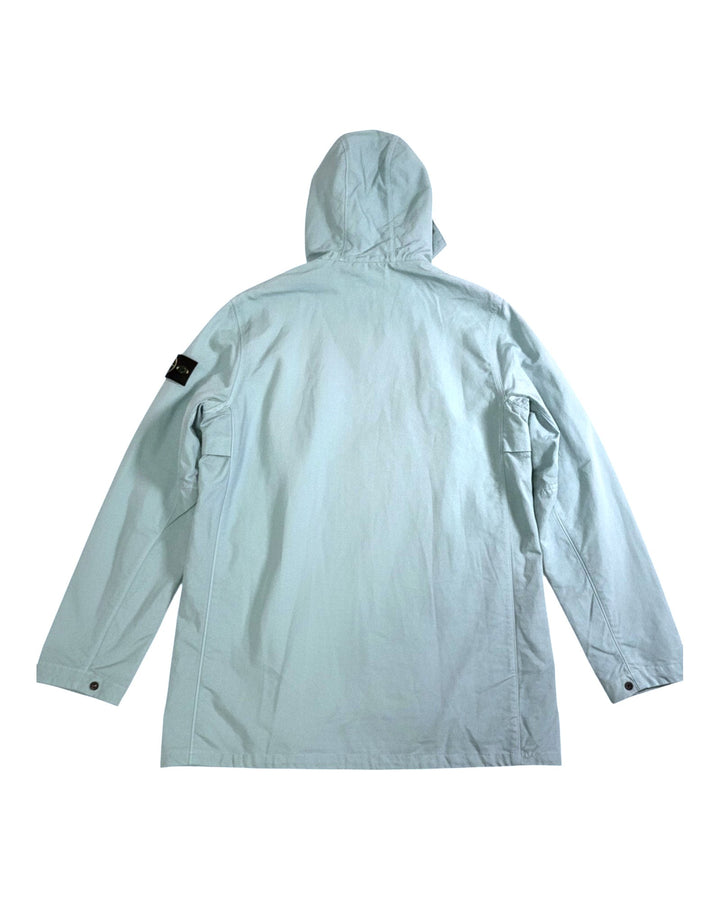 Stone Island Mint Green Stone Island Tela Cotone Lino Fiammato-TC Hooded Field Jacket — other