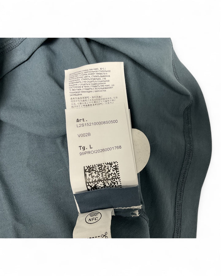 Stone Island Steel Blue Stone Island Organic Cotton Jersey — other