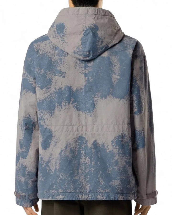 Stone Island Grey Stone Island Hand Painted David Light-TC Padded Short Parka — front