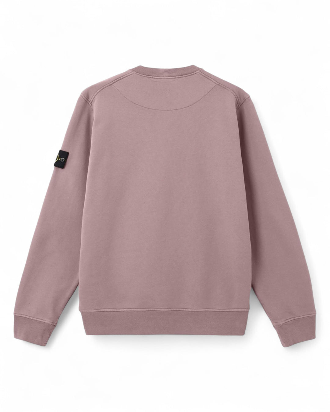 Stone Island Purple Stone Island Regular-fit crewneck sweatshirt with raglan sleeves Organic Cotton Fleece — front