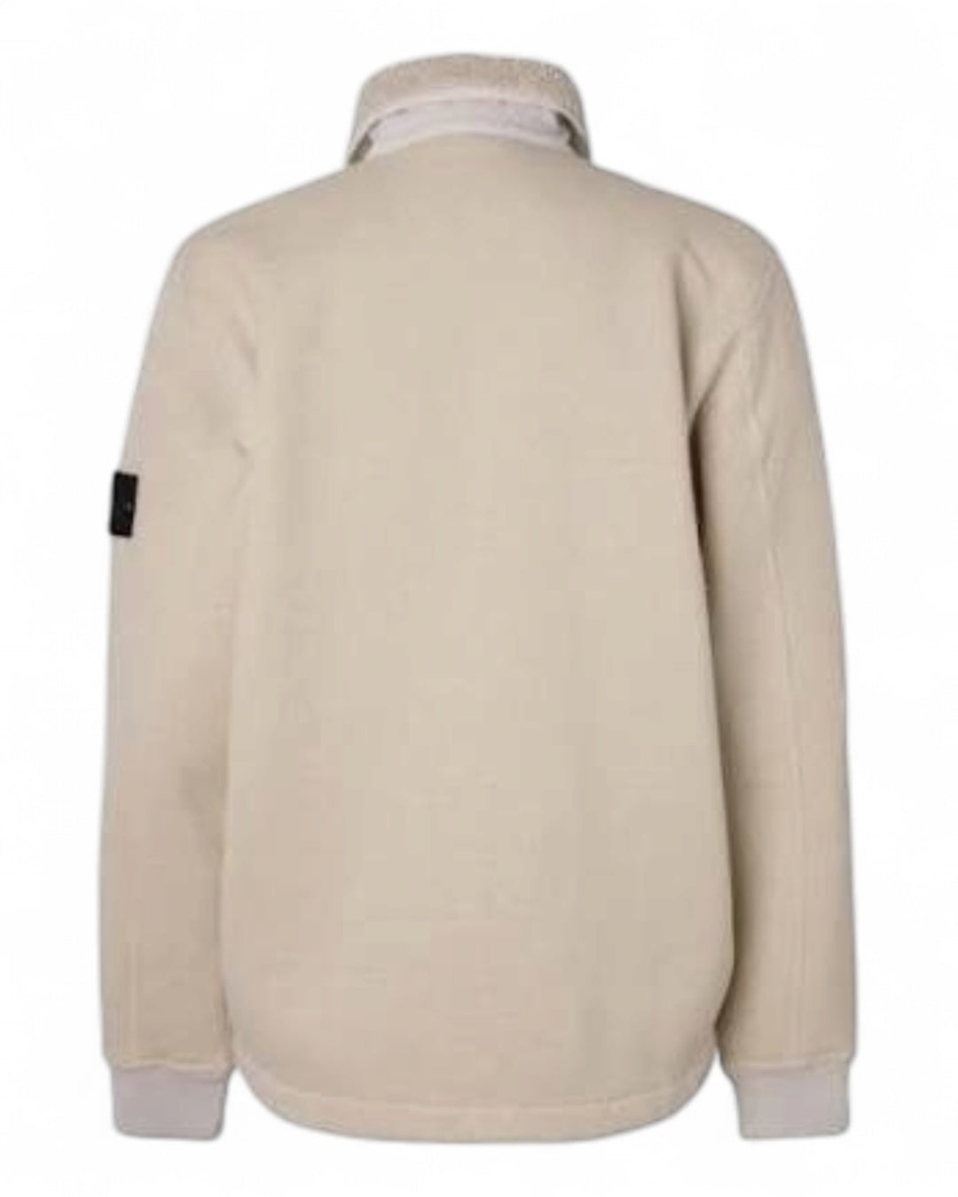 Stone Island Beige Stone Island Plated Terry Fleece Track Top — front