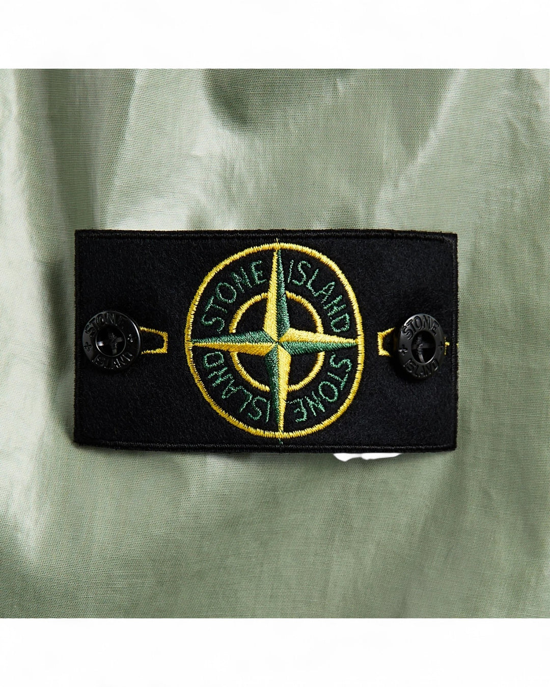 Stone Island Sage Green Stone Island Mussola Gommata-TC Shirt Jacket — front