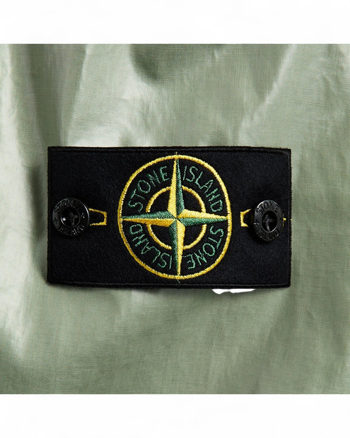Stone Island Sage Green Stone Island Mussola Gommata-TC Shirt Jacket — front