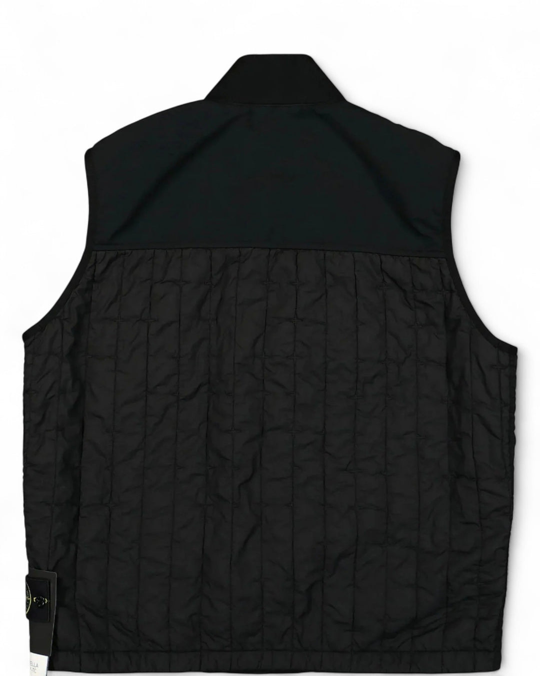Stone Island Black Stone Island Quilted Nylon Stella with PrimaLoft-TC Gilet — front