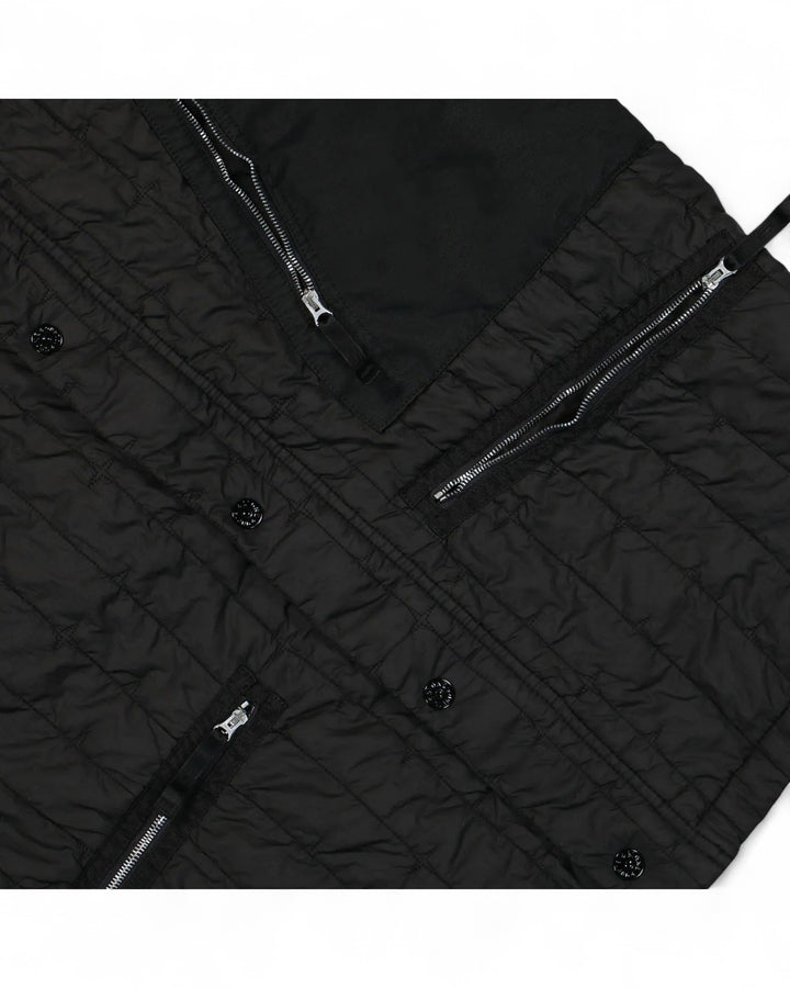 Stone Island Black Stone Island Quilted Nylon Stella with PrimaLoft-TC Gilet — front