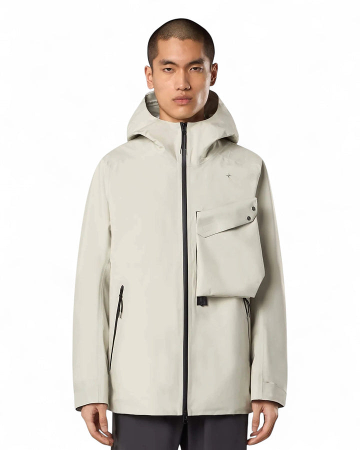 Stone Island Sand Stone Island Stellina 3L Gore-Tex Jacket With Polyester Face — front