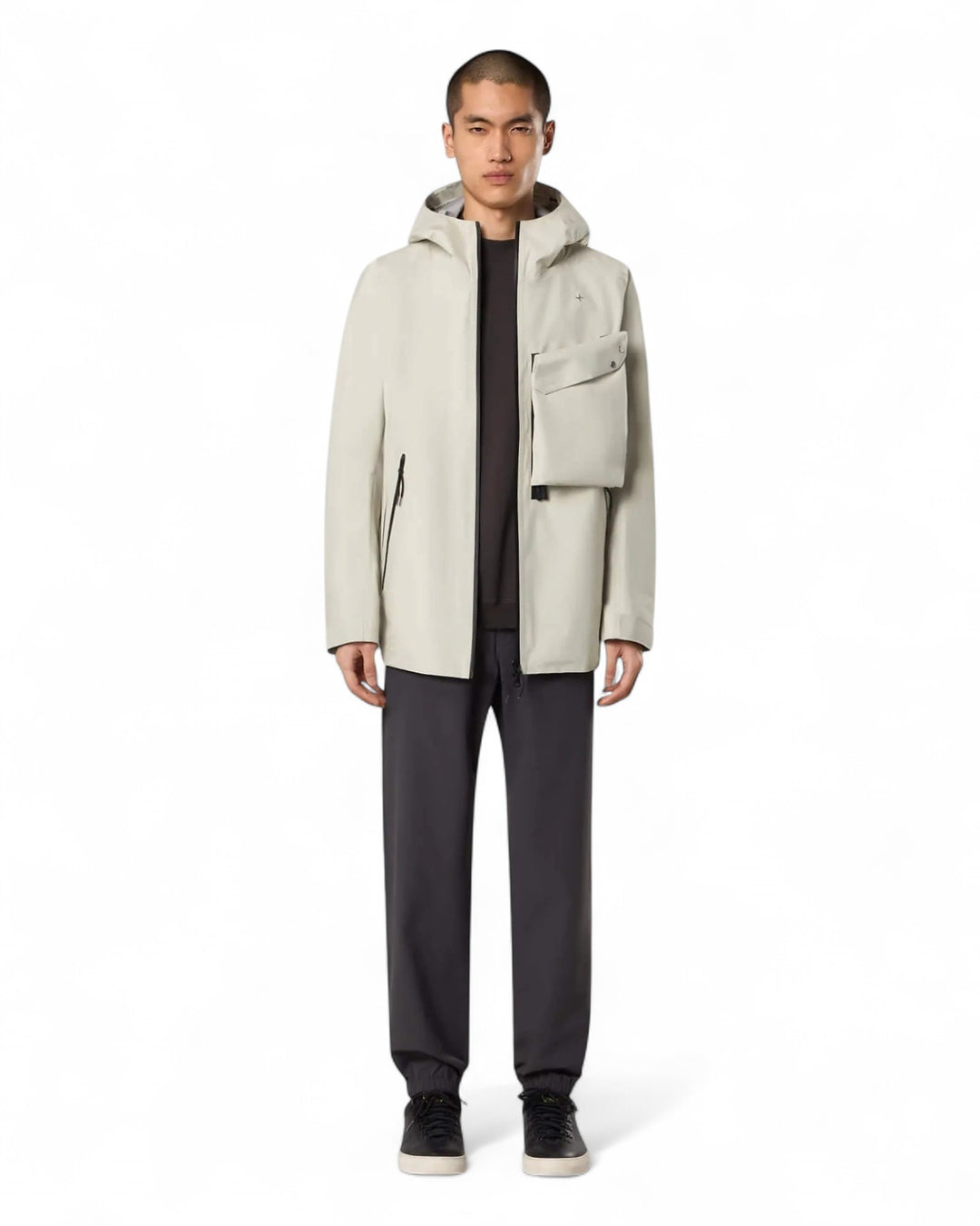Stone Island Sand Stone Island Stellina 3L Gore-Tex Jacket With Polyester Face — front