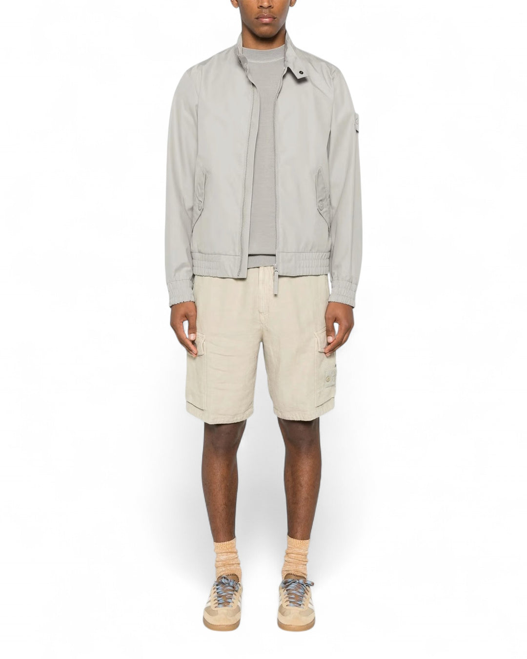Stone Island Dust Stone Island Light Pure RWS Wool S.I. Ghost Regular-fit Roll neck Jumper with Ribbed Trims CHECK RIGHT COLOUR AND PHOTOS — front