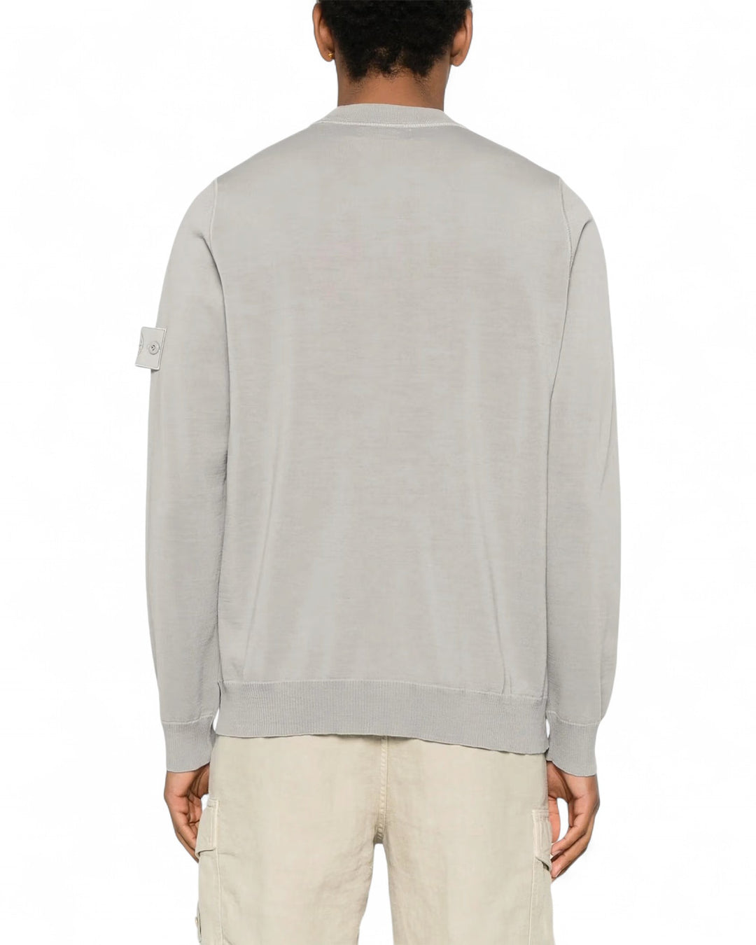 Stone Island Dust Stone Island Light Pure RWS Wool S.I. Ghost Regular-fit Roll neck Jumper with Ribbed Trims CHECK RIGHT COLOUR AND PHOTOS — front
