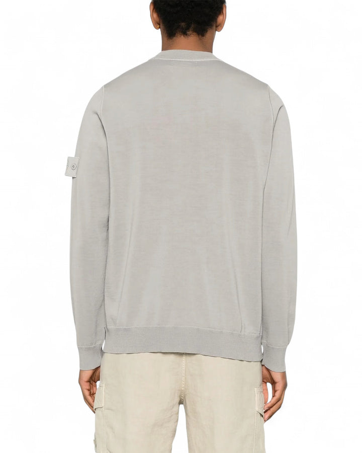 Stone Island Dust Stone Island Light Pure RWS Wool S.I. Ghost Regular-fit Roll neck Jumper with Ribbed Trims CHECK RIGHT COLOUR AND PHOTOS — front