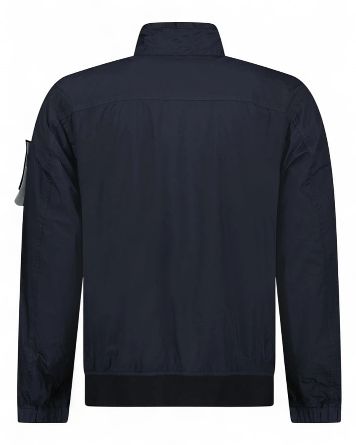 Stone Island Navy Stone Island Garment Dyed Crinkle Reps NY Jacket — front