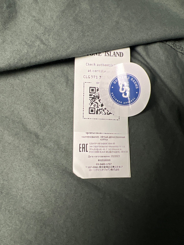 Stone Island Supima Cotton Twill Stretch-TC Zip Overshirt