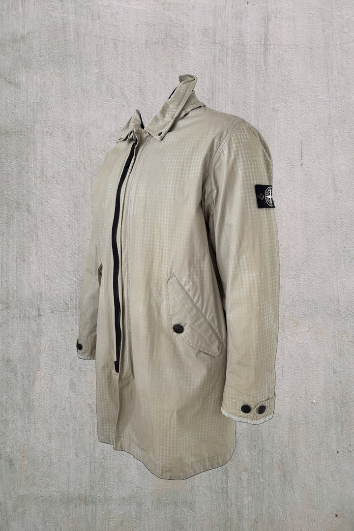 Stone Island Ice Jacket SI Check Grid Camo
