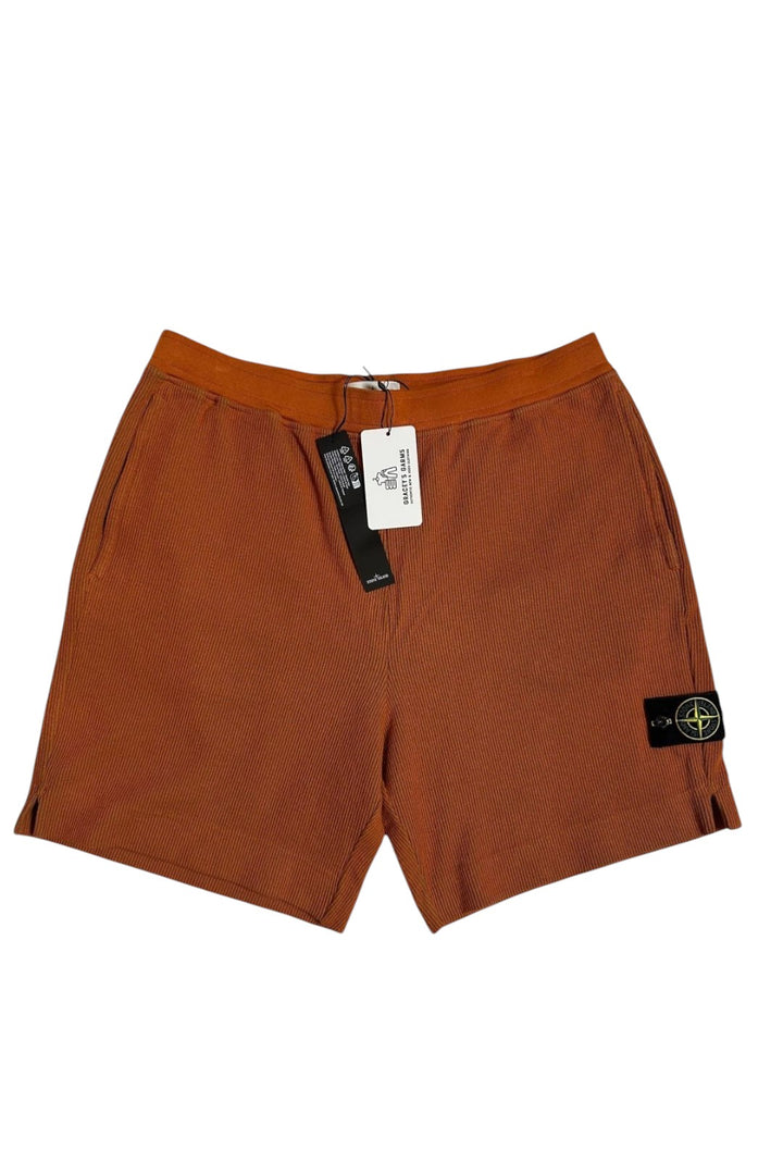 Stone Island Ribbed Bermuda Shorts